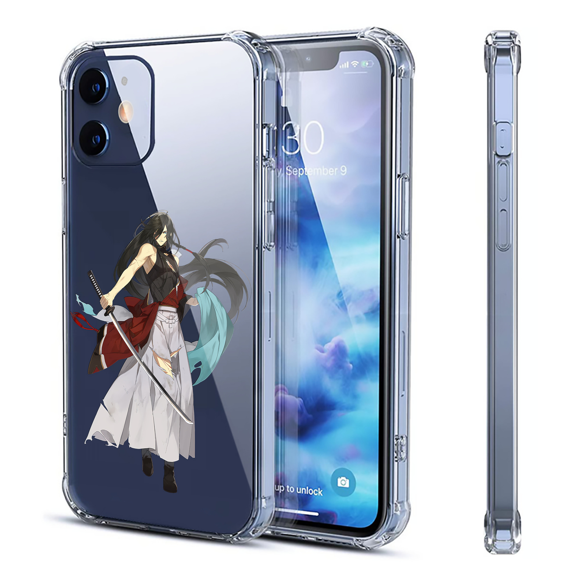 （画像用） 刀剣乱舞 Touken Ranbu 【iPhone 12シリーズ対応】透明スマホケース（クリアソフトケース）